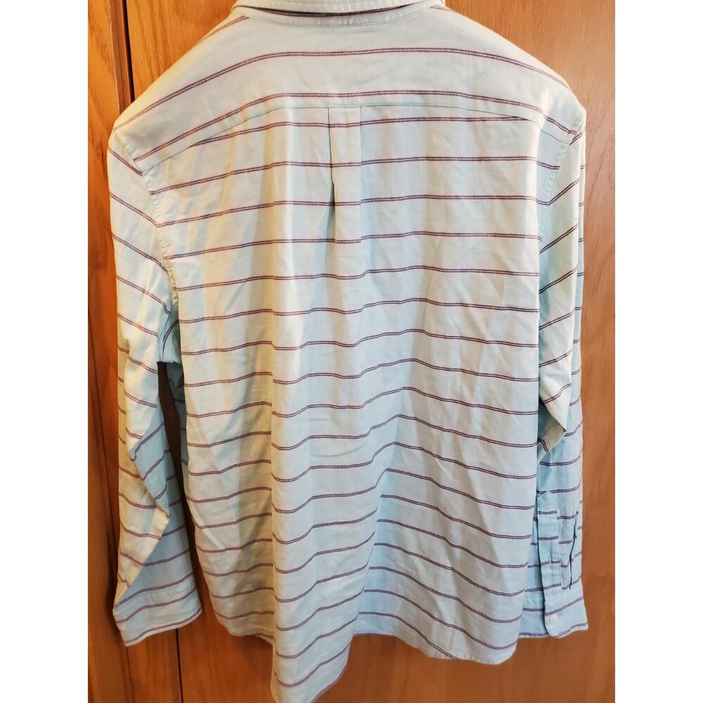 VINEYARD VINES SLIM LONGSHORE STRIPED SHIRT BLUE MENS SIZE LARGE - Picture 2 of 10